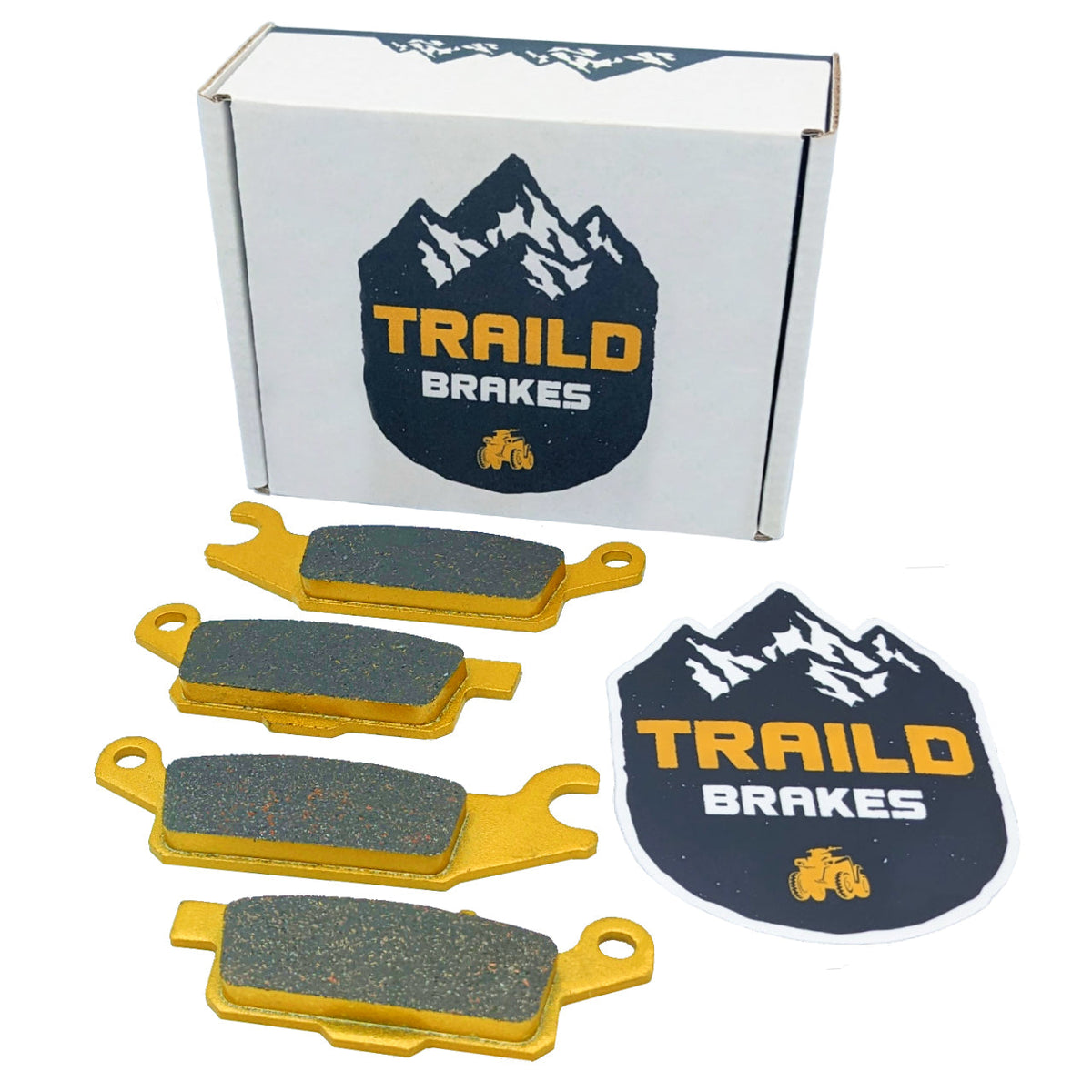 Yamaha Kodiak 700 2016-2026 Ceramic Brake Pad Set - Brake Pads