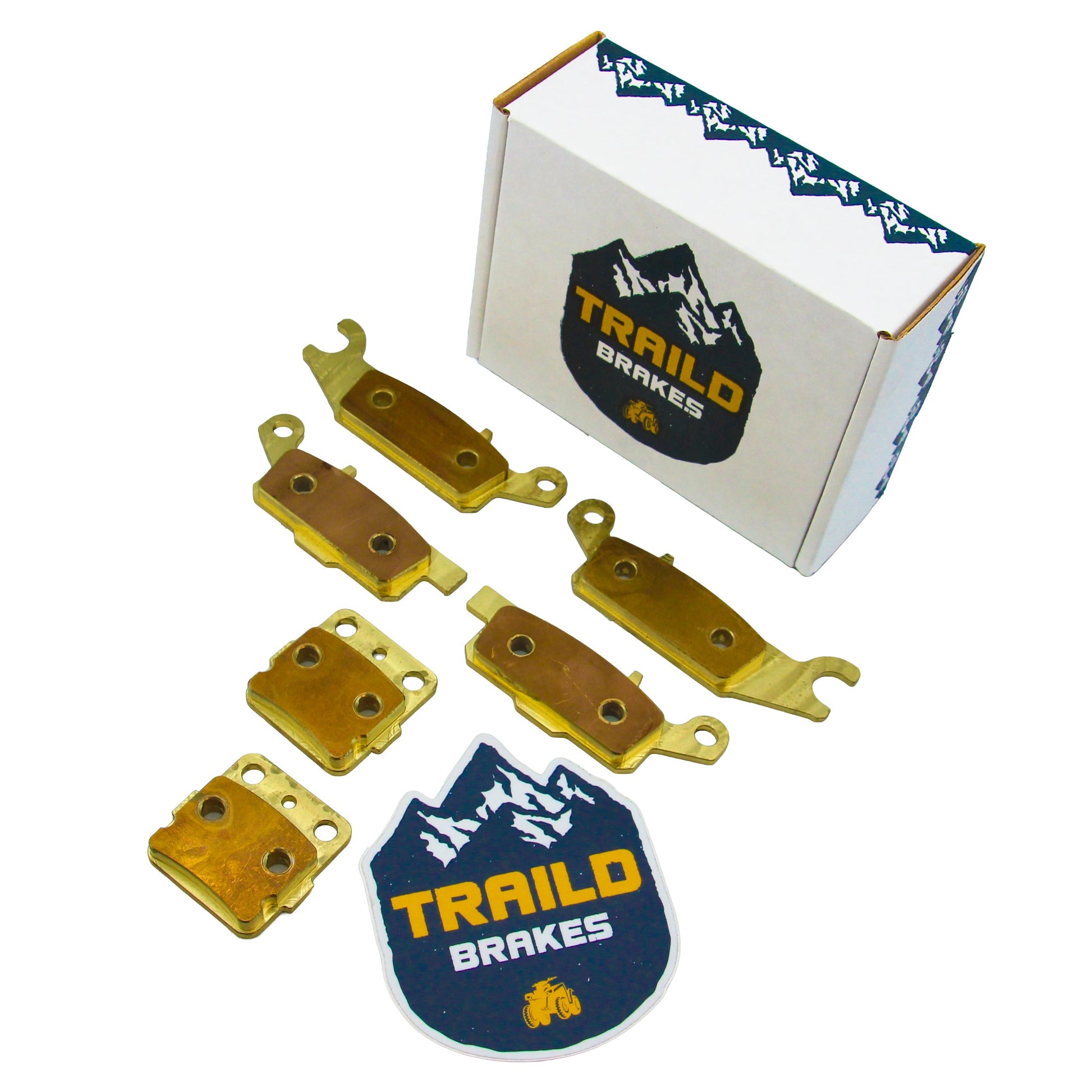 Yamaha Raptor 250 2008-2013 Brass Brake Pad Set - Vehicle Parts & Accessories