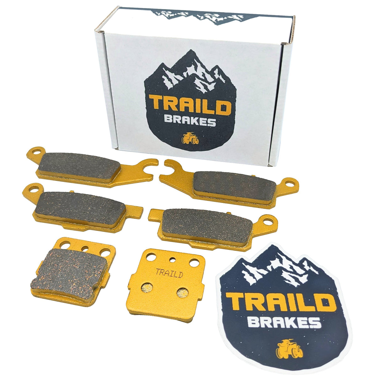 Yamaha Raptor 250 2008-2013 Ceramic Brake Pad Set - Vehicle Parts & Accessories