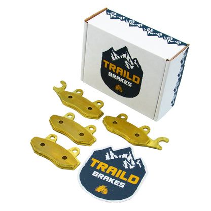Yamaha Raptor 700 2006-2012 Brass Brake Pad Front Axle Set - Front Axle Set - Vehicle Parts & Accessories