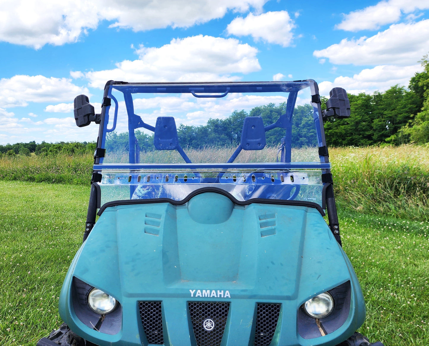 Yamaha Rhino - 2 Pc Scratch-Resistant Windshield - Windshields