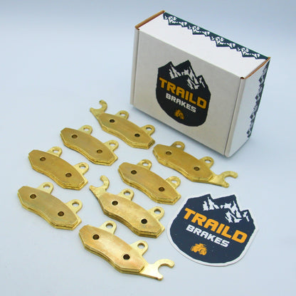 Yamaha Rhino 700 2008-2013 Brass Brake Pad Set - Complete Vehicle Set - Vehicle Parts & Accessories