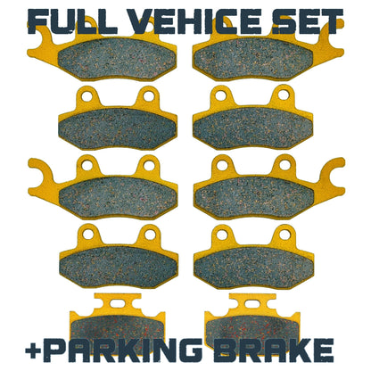 Yamaha Rhino 700 2008-2013 Ceramic Brake Pad Set - Full Vehicle Set (With Parking Brake) - Vehicle Parts & Accessories