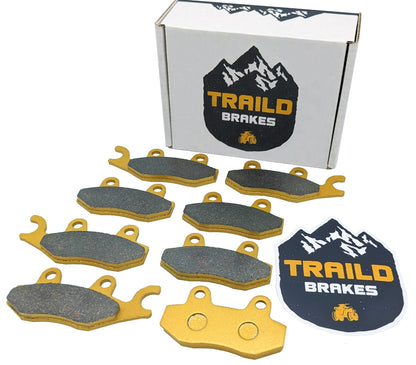 Yamaha Rhino 700 2008-2013 Ceramic Brake Pad Set - Vehicle Parts & Accessories