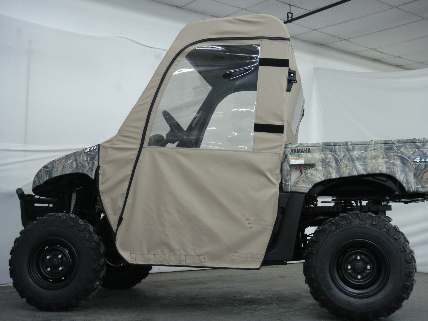Yamaha Rhino - Full Cab Enclosure with Vinyl Windshield (Full Doors) - Full Cab Enclosure