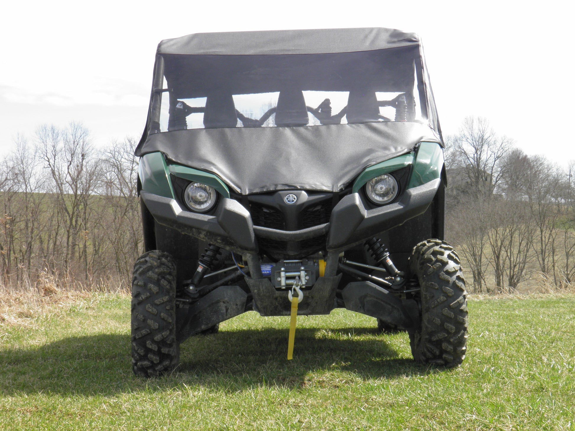 Yamaha Viking - Full Cab Enclosure with Vinyl Windshield (Half Doors) - Full Cab Enclosure