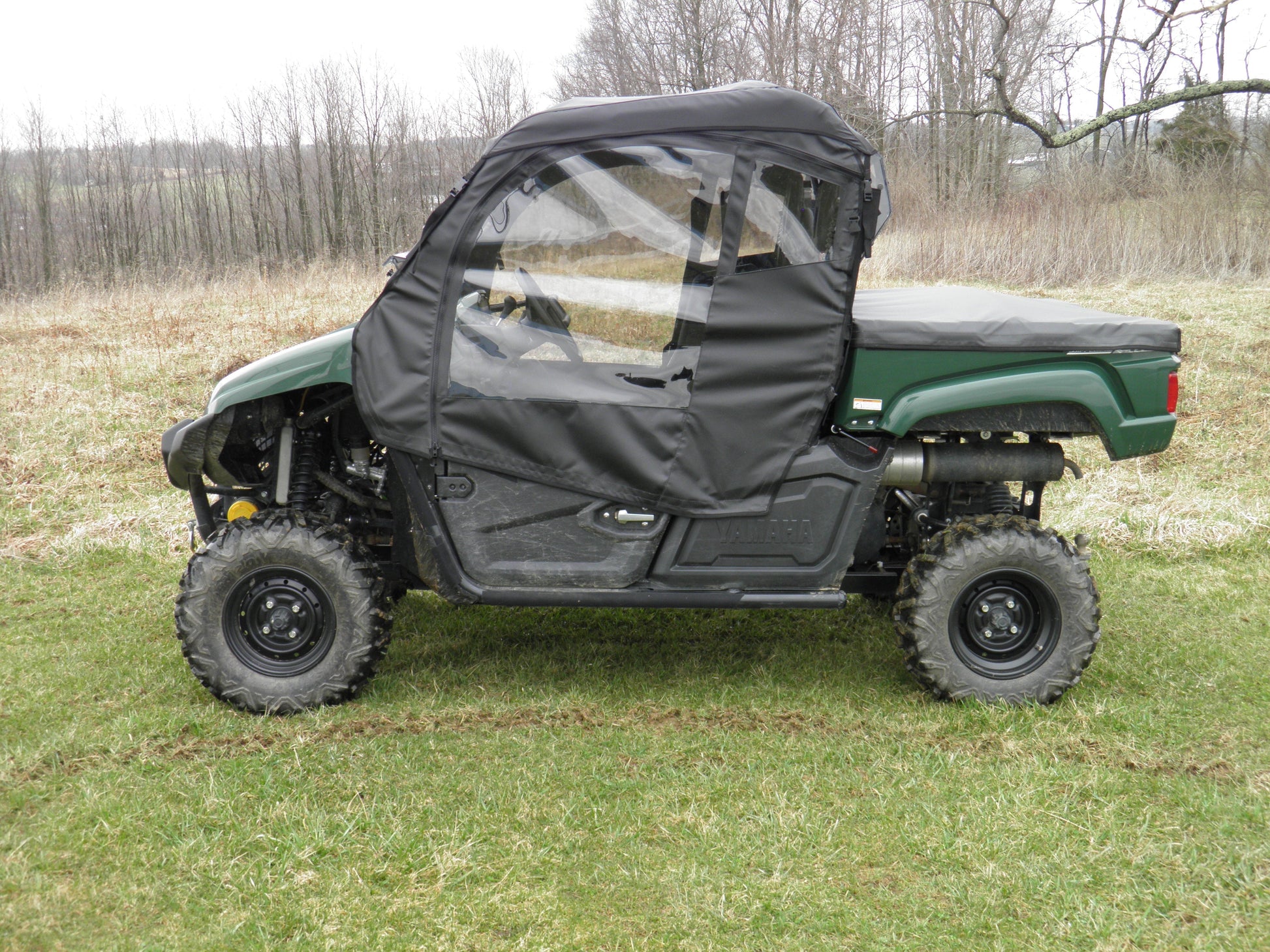 Yamaha Viking - Full Cab Enclosure with Vinyl Windshield (Half Doors) - Full Cab Enclosure