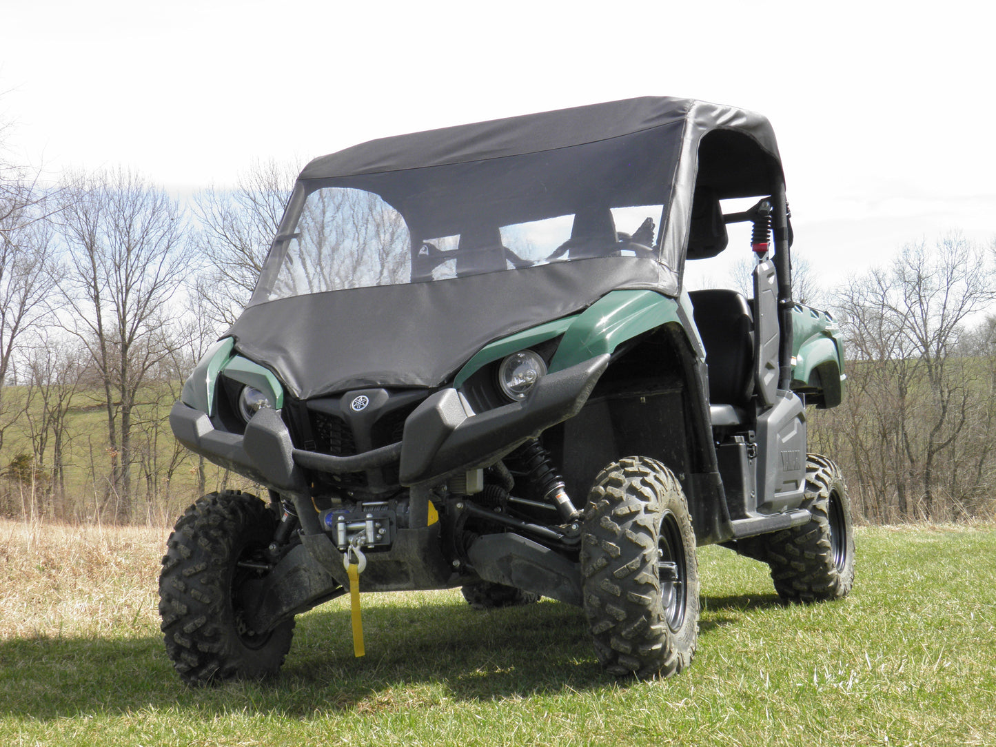 Yamaha Viking - Vinyl Windshield/Top Combo - Windshield/Roof