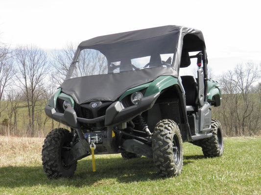 Yamaha Viking - Vinyl Windshield/Top Combo - Windshield/Roof