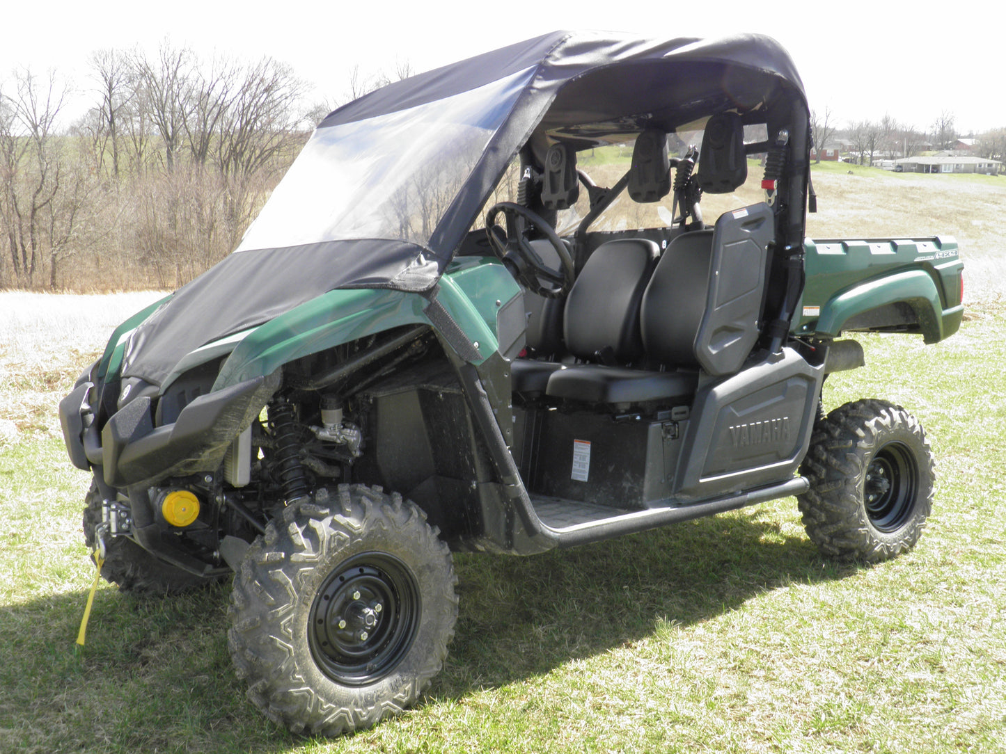 Yamaha Viking - Vinyl Windshield/Top/Rear Combo - Windshield/Roof/Back Panel