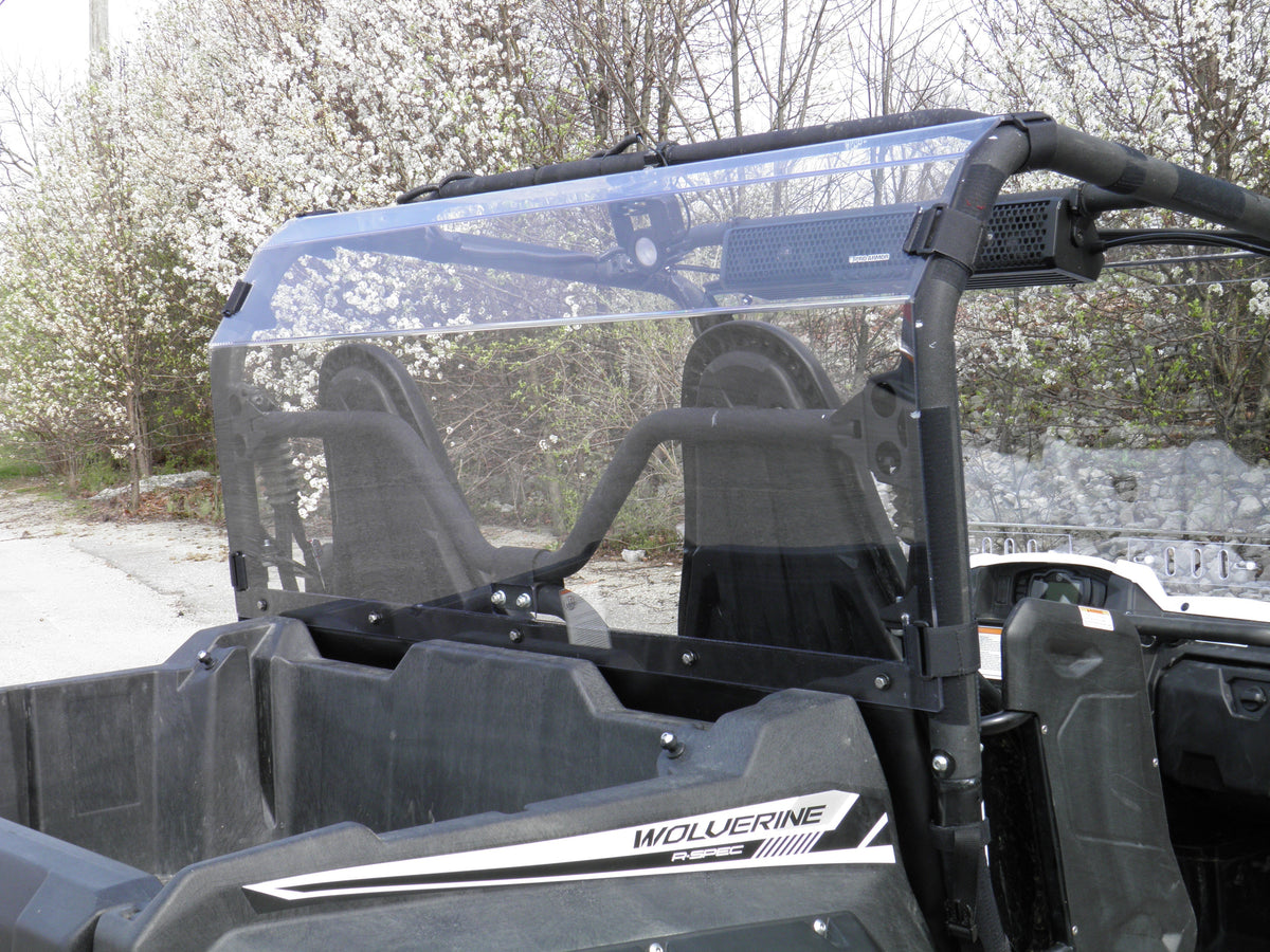 Yamaha Wolverine - 1 Pc Lexan Back Panel w/Vent Option - Windshields