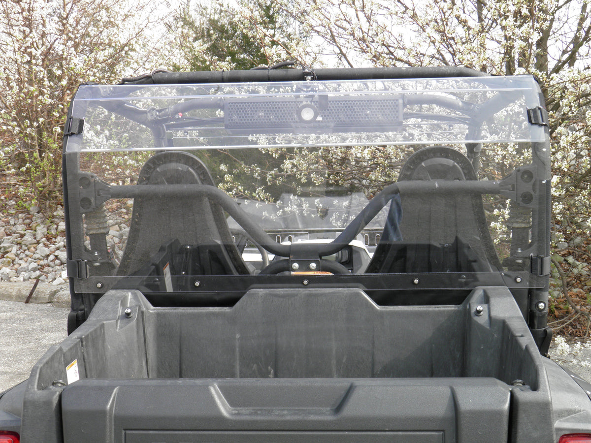 Yamaha Wolverine - 1 Pc Lexan Back Panel w/Vent Option - Windshields