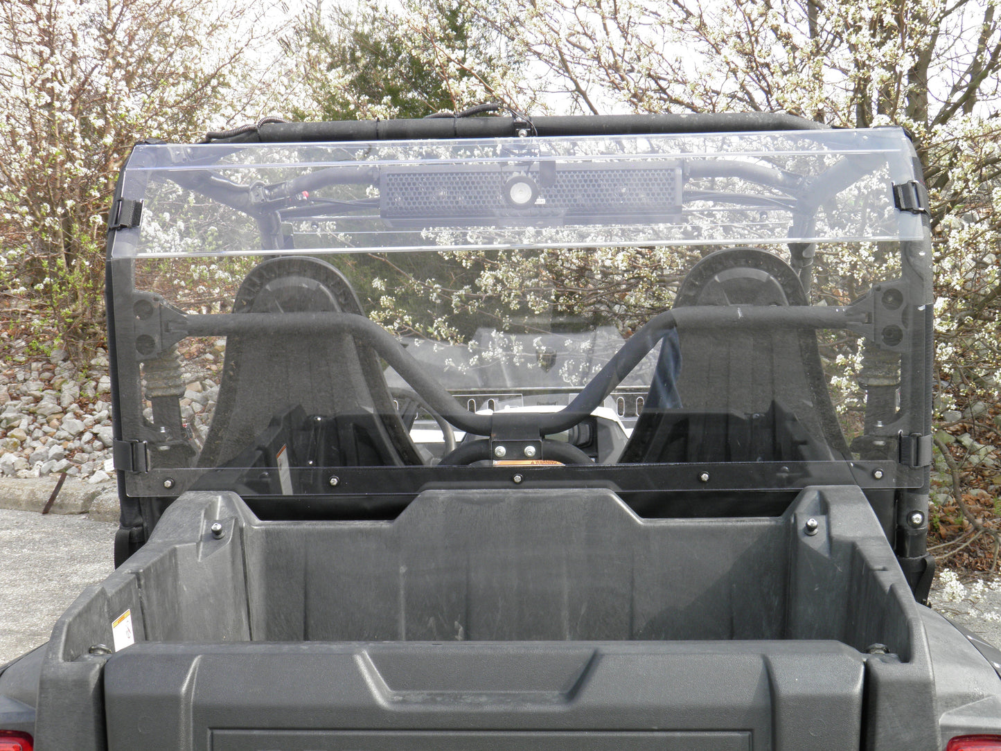 Yamaha Wolverine - 1 Pc Lexan Back Panel w/Vent Option - Windshields