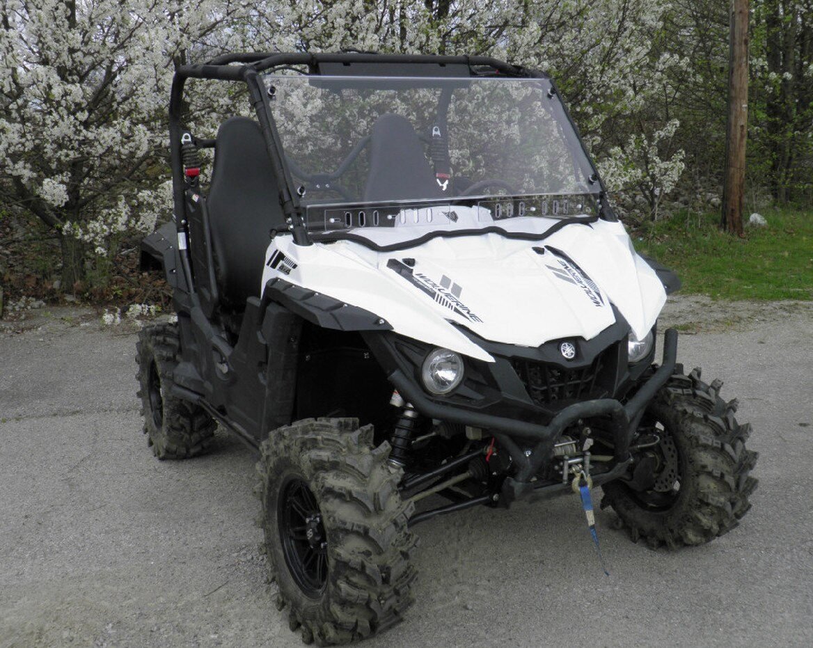 Yamaha Wolverine - 1 Pc Scratch-Resistant Windshield - Windshields