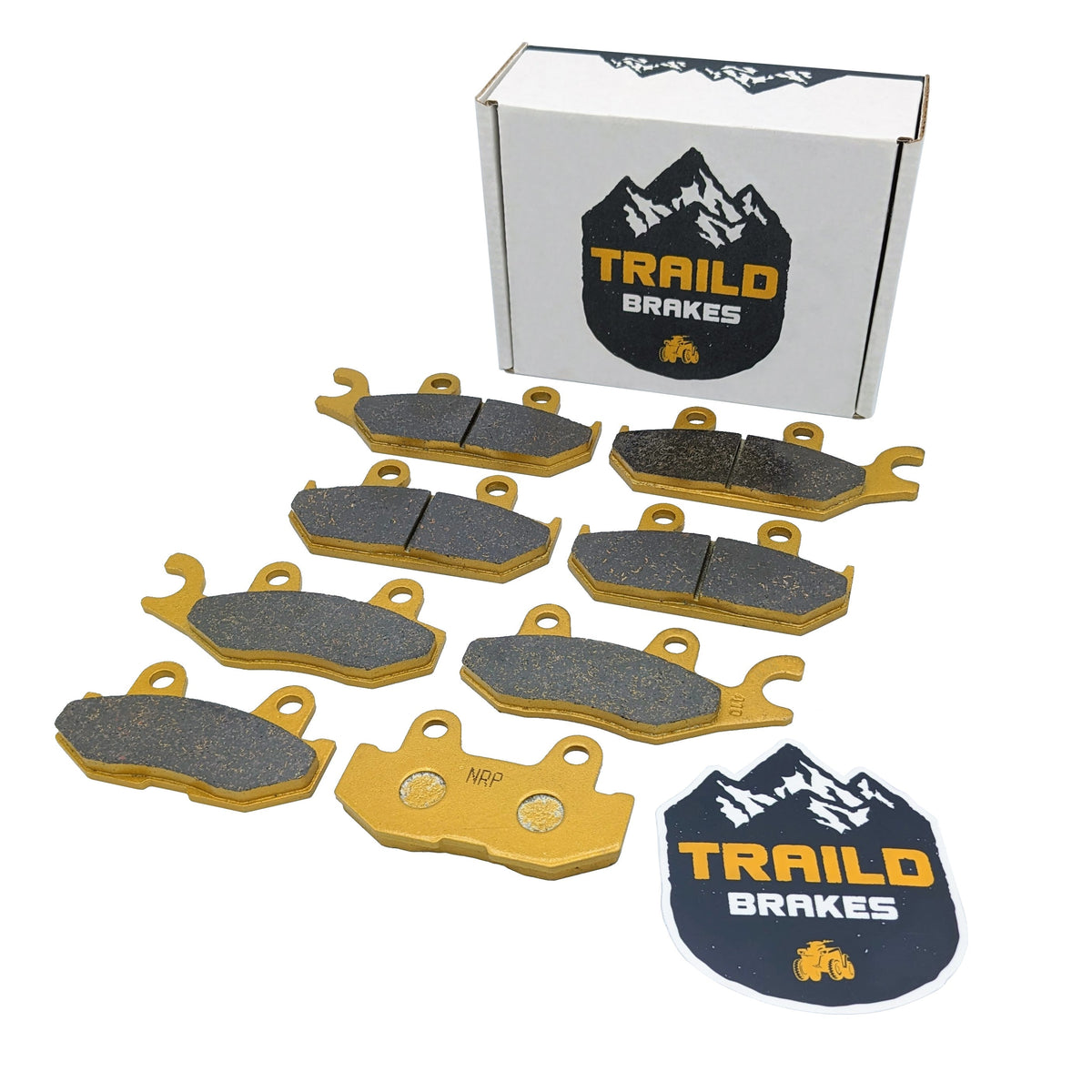 Yamaha Wolverine 700/850/1000 2016-2026 Ceramic Brake Pad Set - Vehicle Parts & Accessories