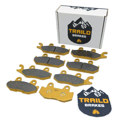 Yamaha Wolverine 700/850/1000 2016-2026 Ceramic Brake Pad Set - Vehicle Parts & Accessories