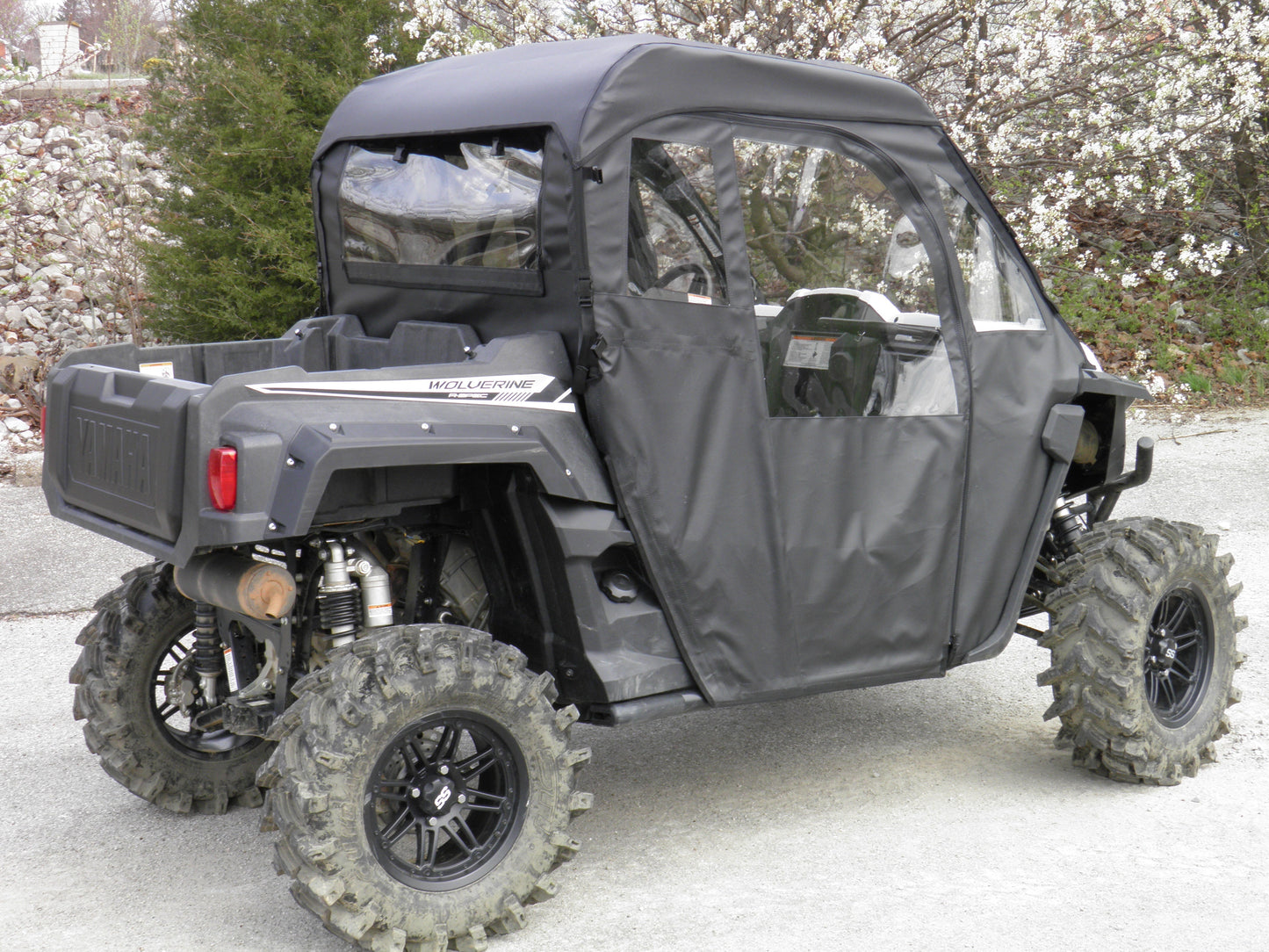 Yamaha Wolverine - Full Cab Enclosure for Hard Windshield (Full Doors) - Full Cab Enclosure