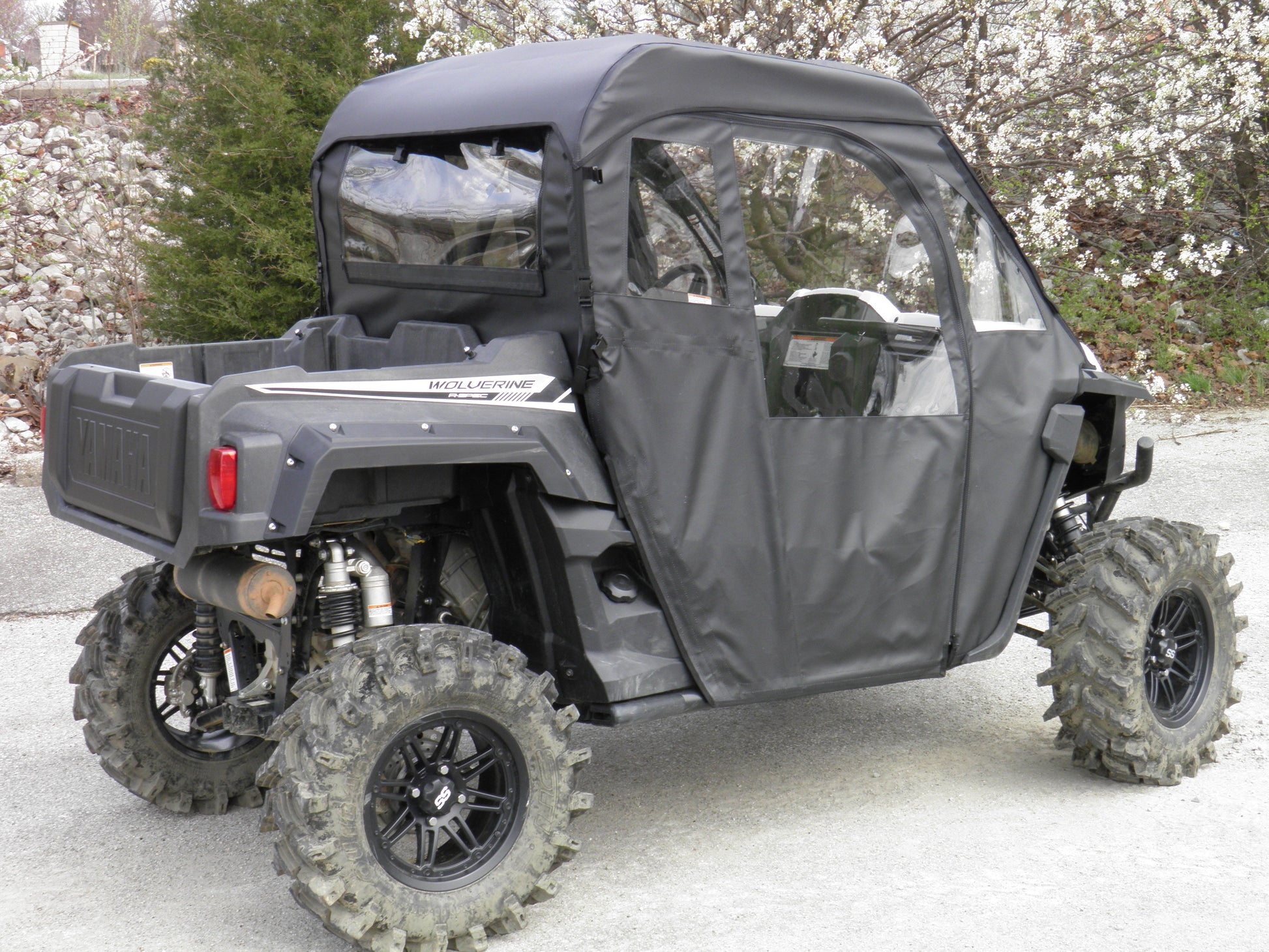 Yamaha Wolverine - Full Cab Enclosure for Hard Windshield (Full Doors) - Full Cab Enclosure