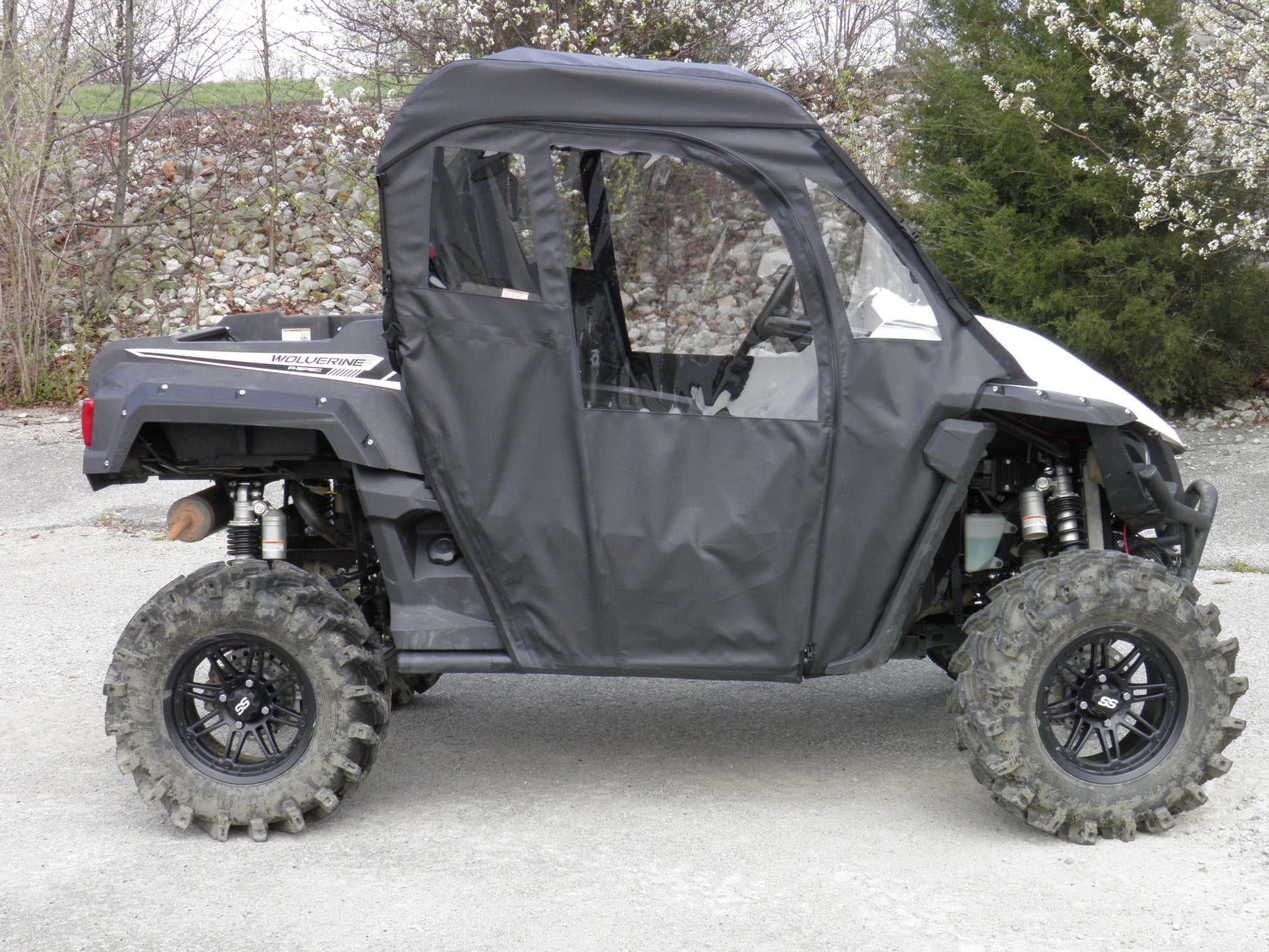 Yamaha Wolverine - Full Cab Enclosure with Vinyl Windshield (Full Doors) - Full Cab Enclosure