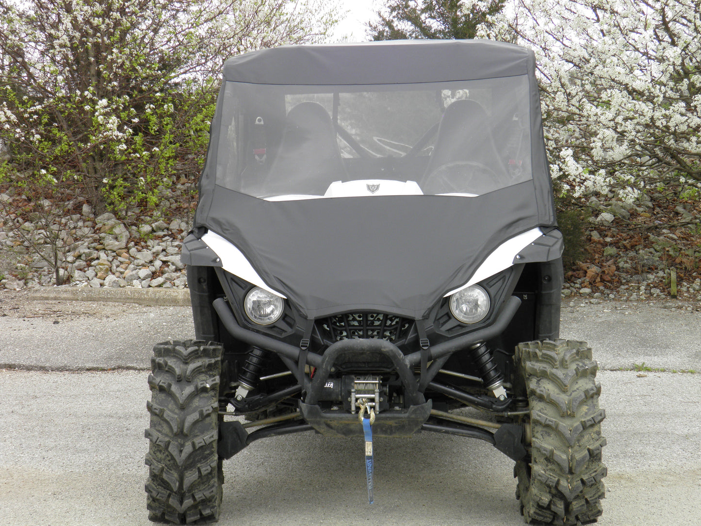 Yamaha Wolverine - Full Cab Enclosure with Vinyl Windshield (Half Doors) - Full Cab Enclosure