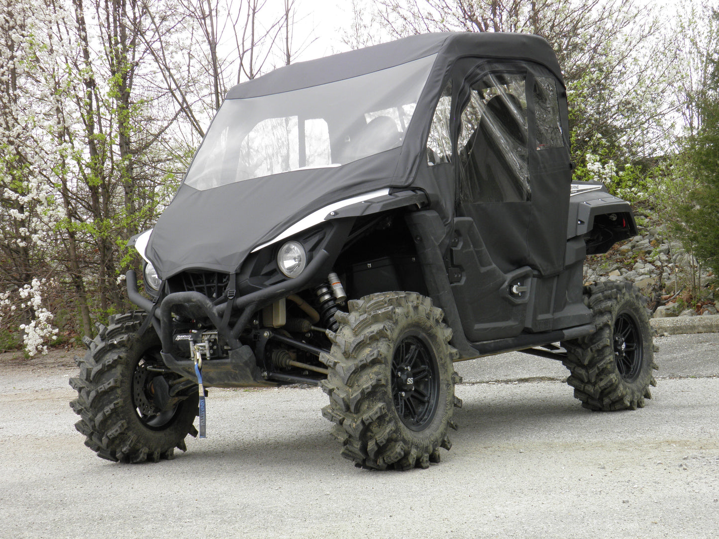 Yamaha Wolverine - Full Cab Enclosure with Vinyl Windshield (Half Doors) - Full Cab Enclosure