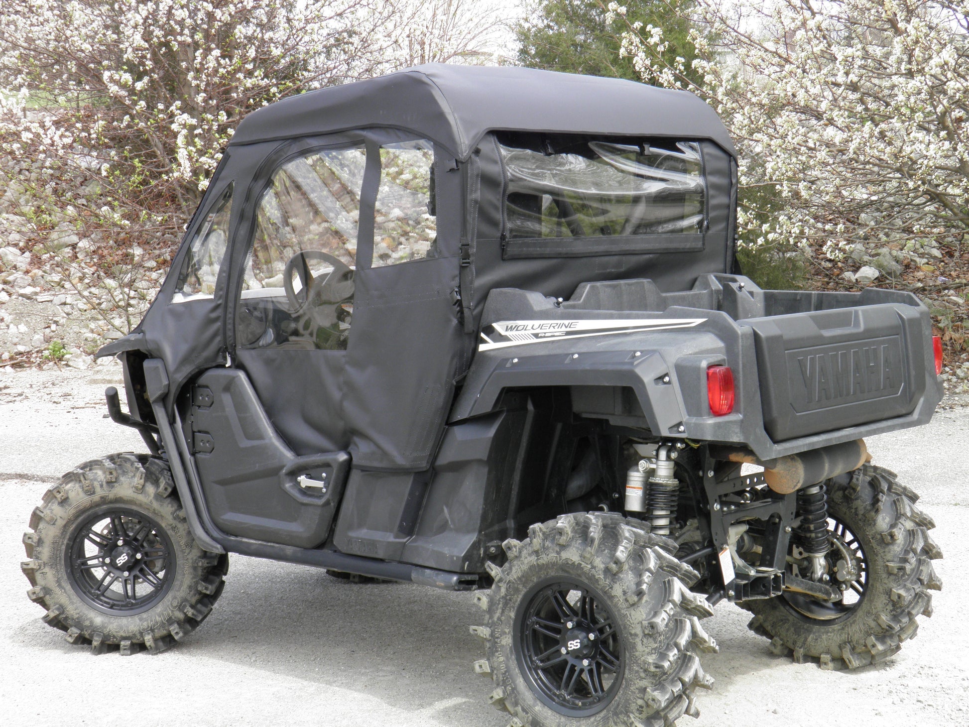 Yamaha Wolverine - Full Cab Enclosure with Vinyl Windshield (Half Doors) - Full Cab Enclosure