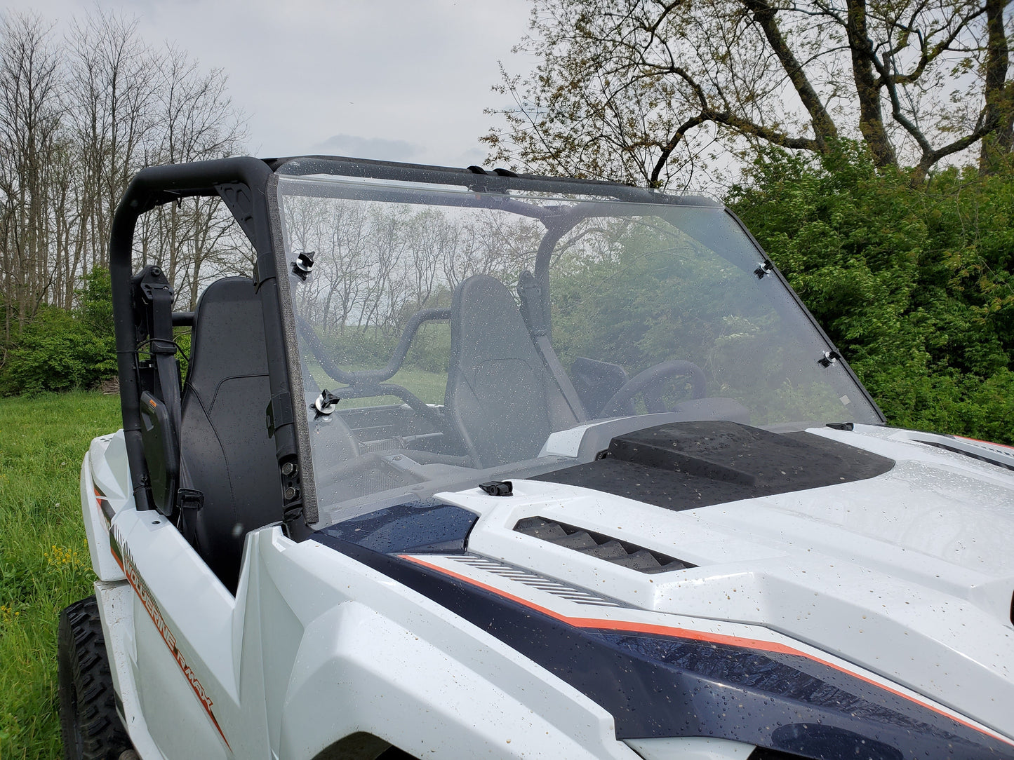 Yamaha Wolverine RMAX 1000 - 1 pc Windshield w/Hard Coat Clamp and Vent Options - Windshields