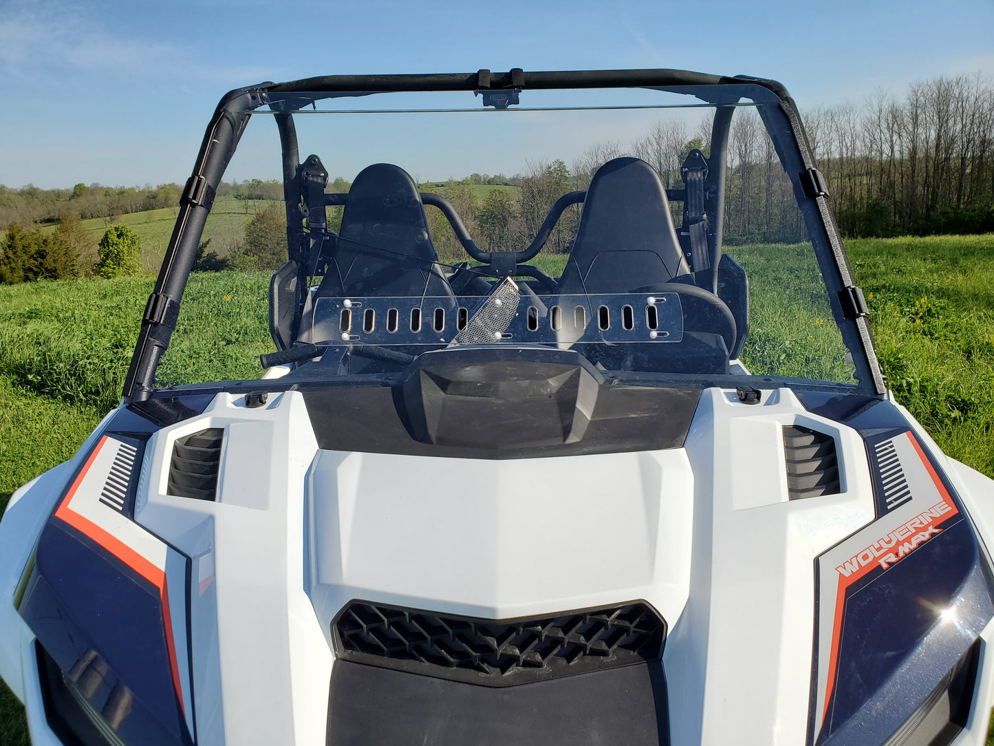 Yamaha Wolverine RMAX 1000 - 1 pc Windshield w/Hard Coat Clamp and Vent Options - Windshields