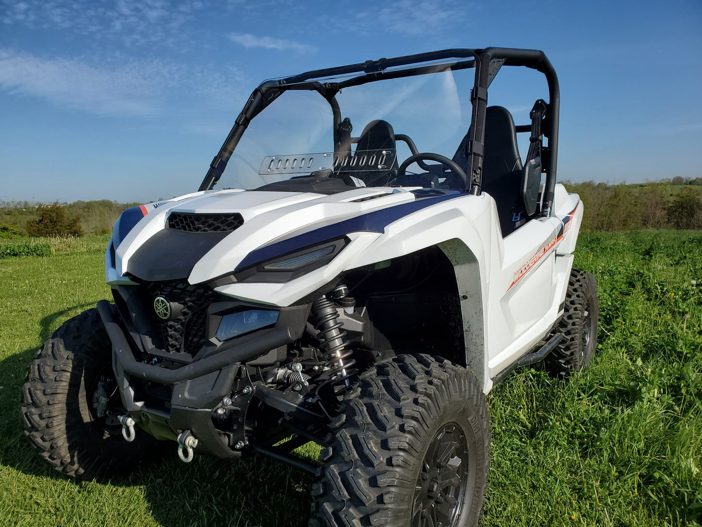 Yamaha Wolverine RMAX 1000 - 1 pc Windshield w/Hard Coat Clamp and Vent Options - Windshields