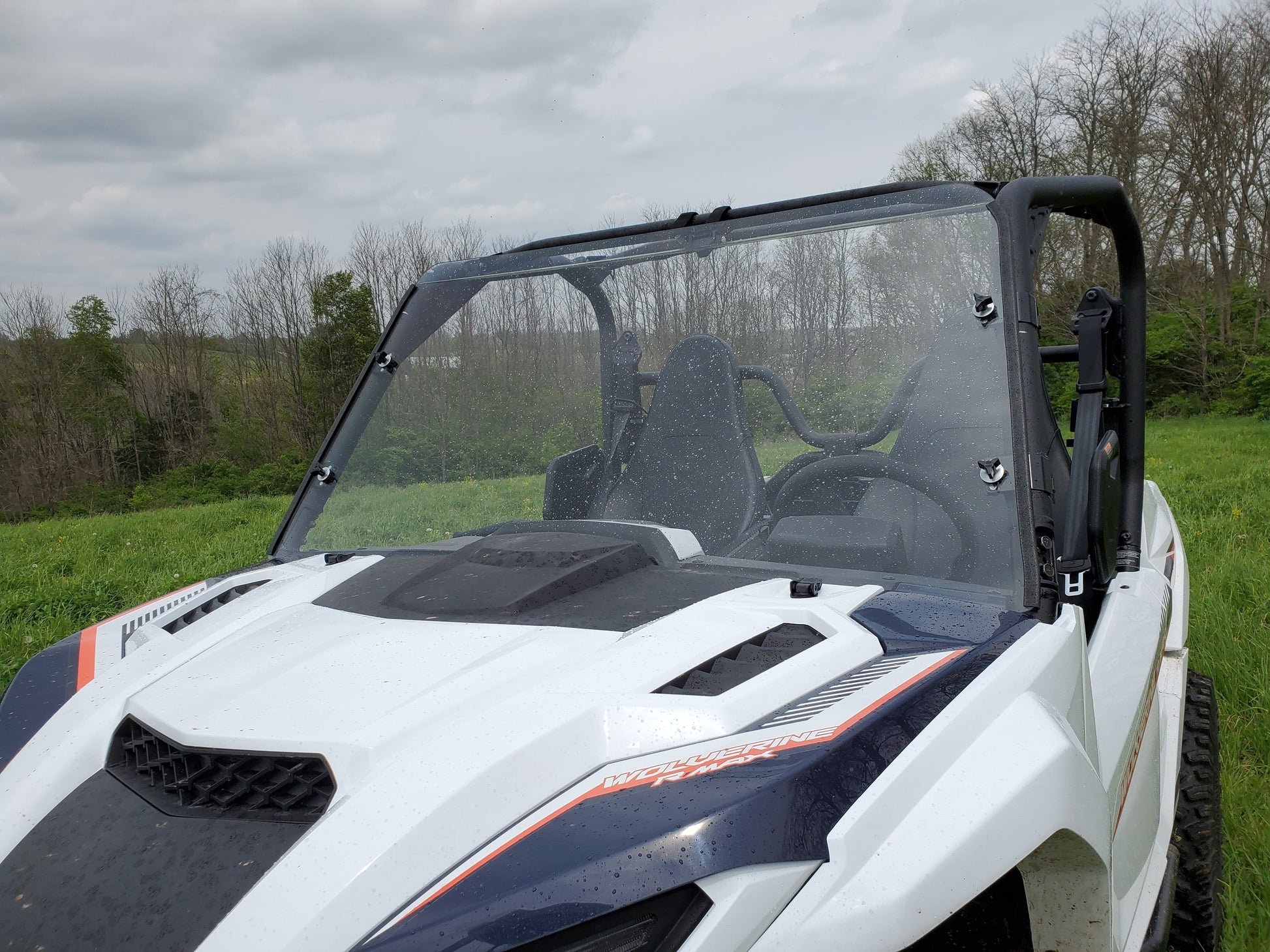 Yamaha Wolverine RMAX 1000 - 1 pc Windshield w/Hard Coat Clamp and Vent Options - Windshields