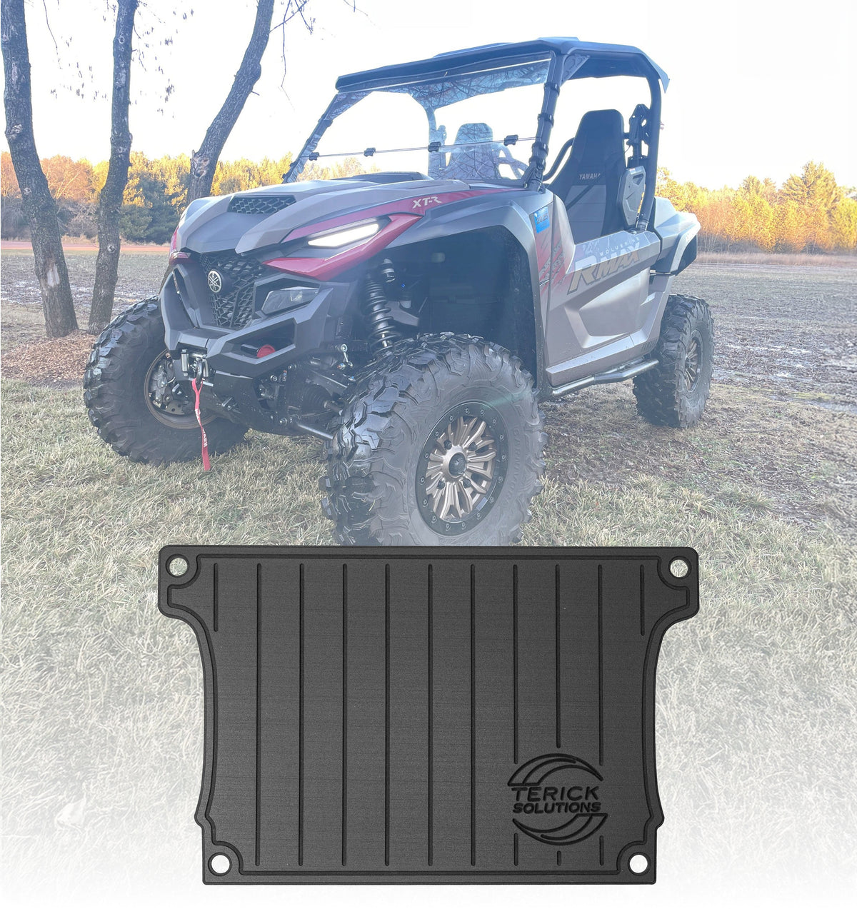 Yamaha Wolverine RMAX 2 1000 / Wolverine X2 850 & X4 850 - Rear Cargo Mat (only fits 2 Door) - UTV Rubber floor mats