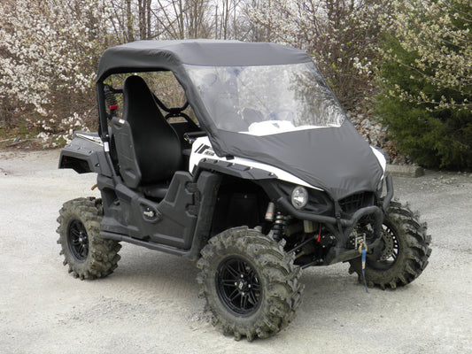 Yamaha Wolverine - Vinyl Windshield/Top Combo - Windshield/Roof