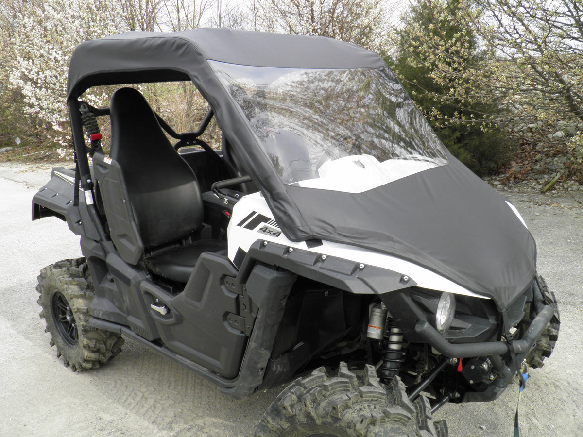 Yamaha Wolverine - Vinyl Windshield/Top Combo - Windshield/Roof