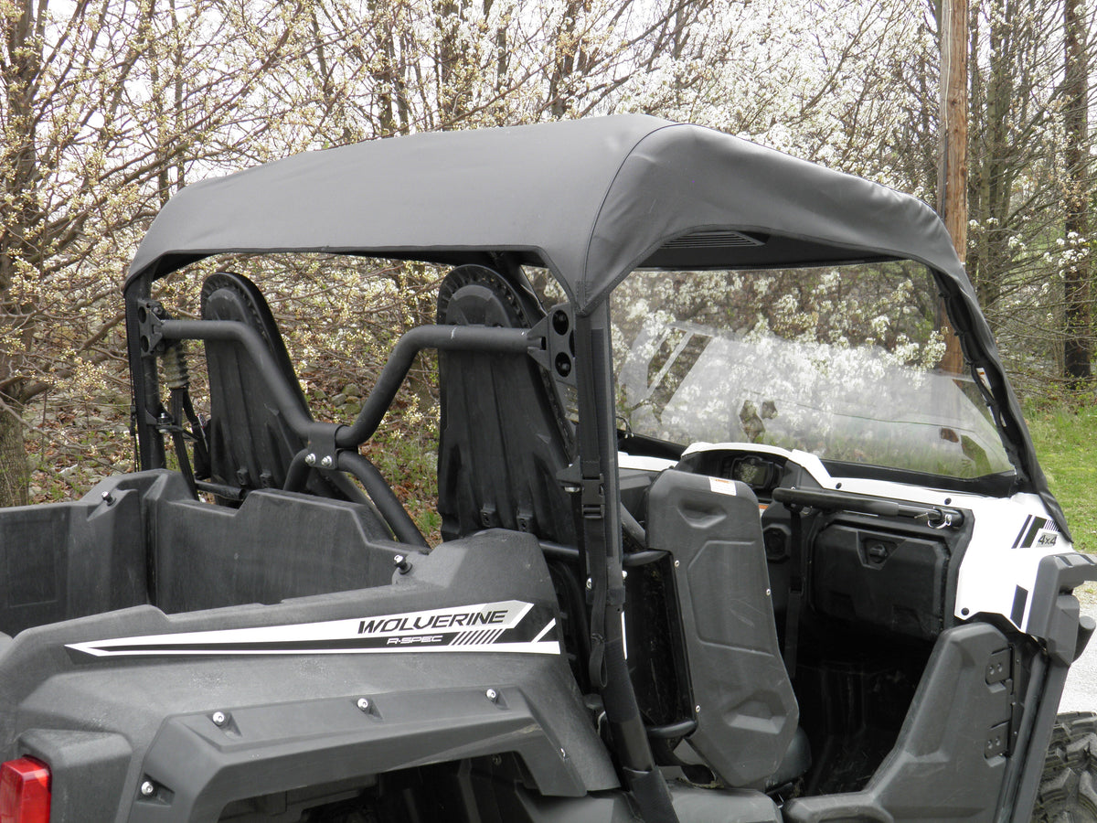Yamaha Wolverine - Vinyl Windshield/Top/Rear Combo - Windshield/Roof/Back Panel