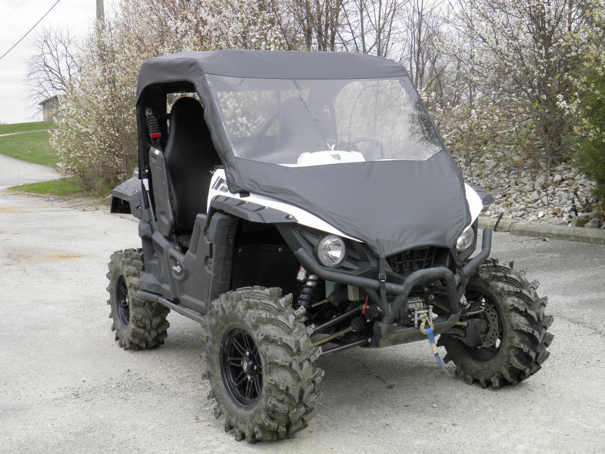 Yamaha Wolverine - Vinyl Windshield/Top/Rear Combo - Windshield/Roof/Back Panel