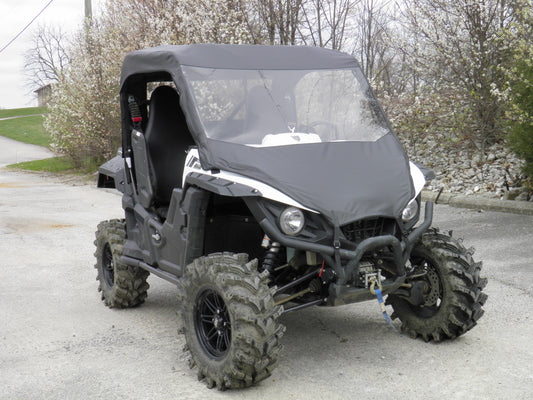 Yamaha Wolverine - Vinyl Windshield/Top/Rear Combo - Windshield/Roof/Back Panel