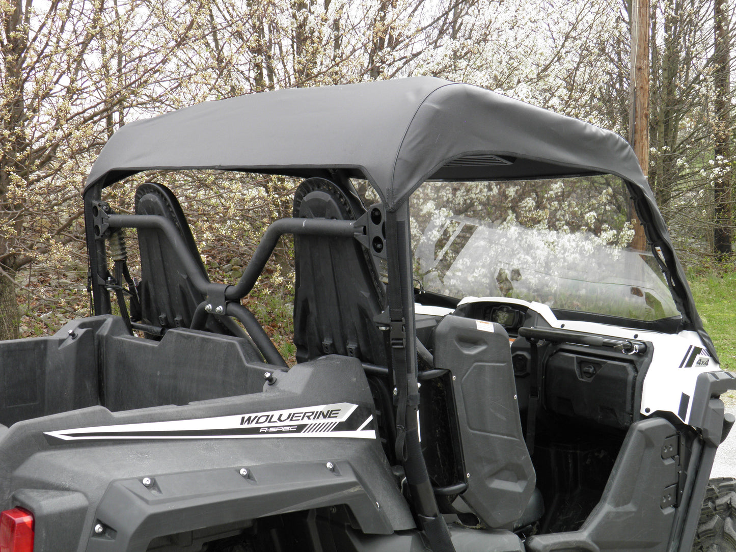 Yamaha Wolverine - Vinyl Windshield/Top/Rear Combo - Windshield/Roof/Back Panel