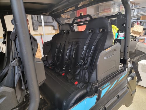 Yamaha Wolverine X4 Rear Bench Seat (2018+) W Harnesses - Bench Seat