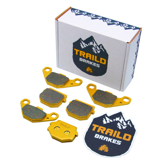 Yamaha YFM Grizzly 300 2012-2013 Ceramic Brake Pad Set - Brake Pads