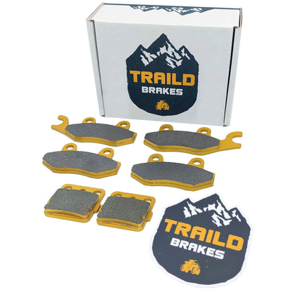 Yamaha YFZ 450 2004-2005 Ceramic Brake Pad Set - Vehicle Parts & Accessories