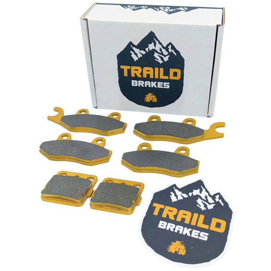 Yamaha YFZ 450 2004-2005 Ceramic Brake Pad Set - Vehicle Parts & Accessories