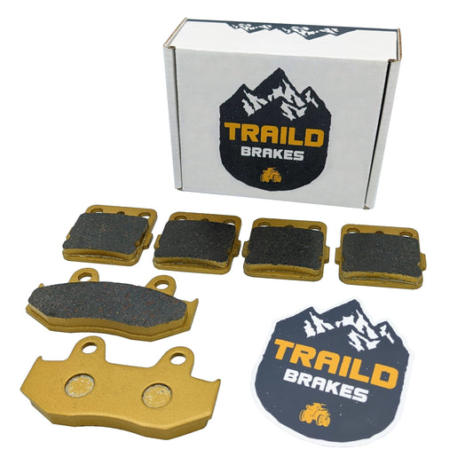 Yamaha YFZ 450 2012-2013 Ceramic Brake Pad Set - Vehicle Parts & Accessories