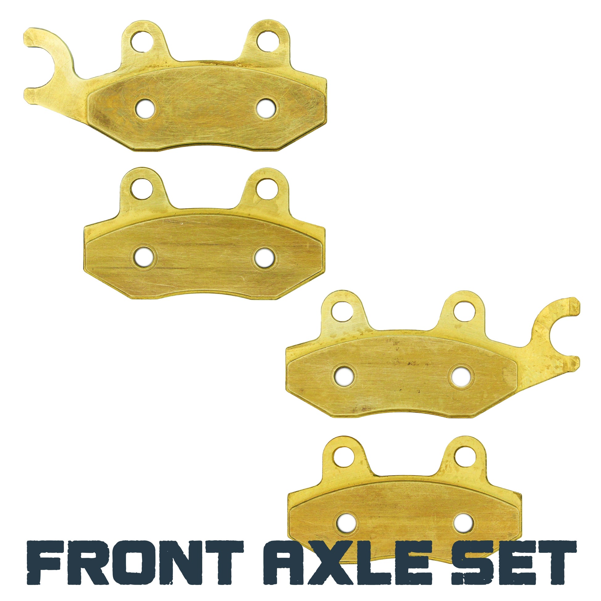 Yamaha YFZ 450R SE 2009-2023 and YFZ 450 2006-2011 & 2017 Brass Brake Pad Front Axle Set - Front Axle Set - Vehicle