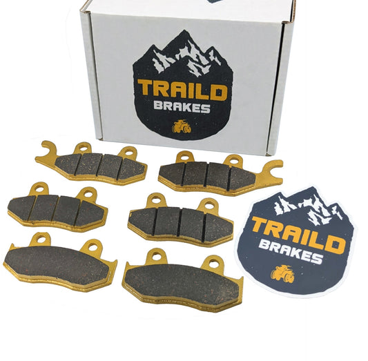 Yamaha YFZ 450R SE 2009-2026 and YFZ 450 2006-2011 & 2017 Ceramic Brake Pad Set - Vehicle Parts & Accessories