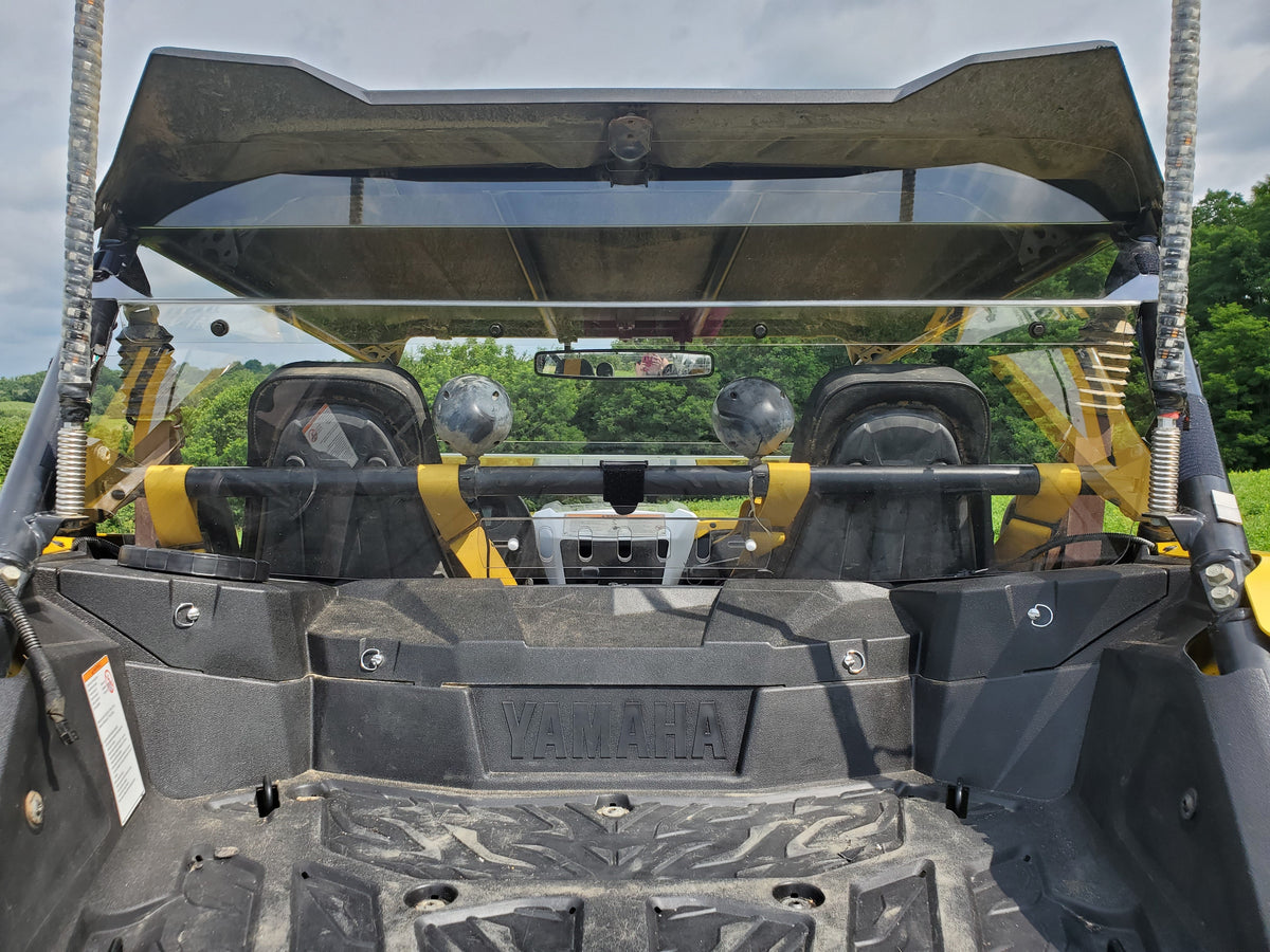 Yamaha YXZ 2016-2018 - 2 Pc Lexan Back Panel w/Vent Option - Windshields