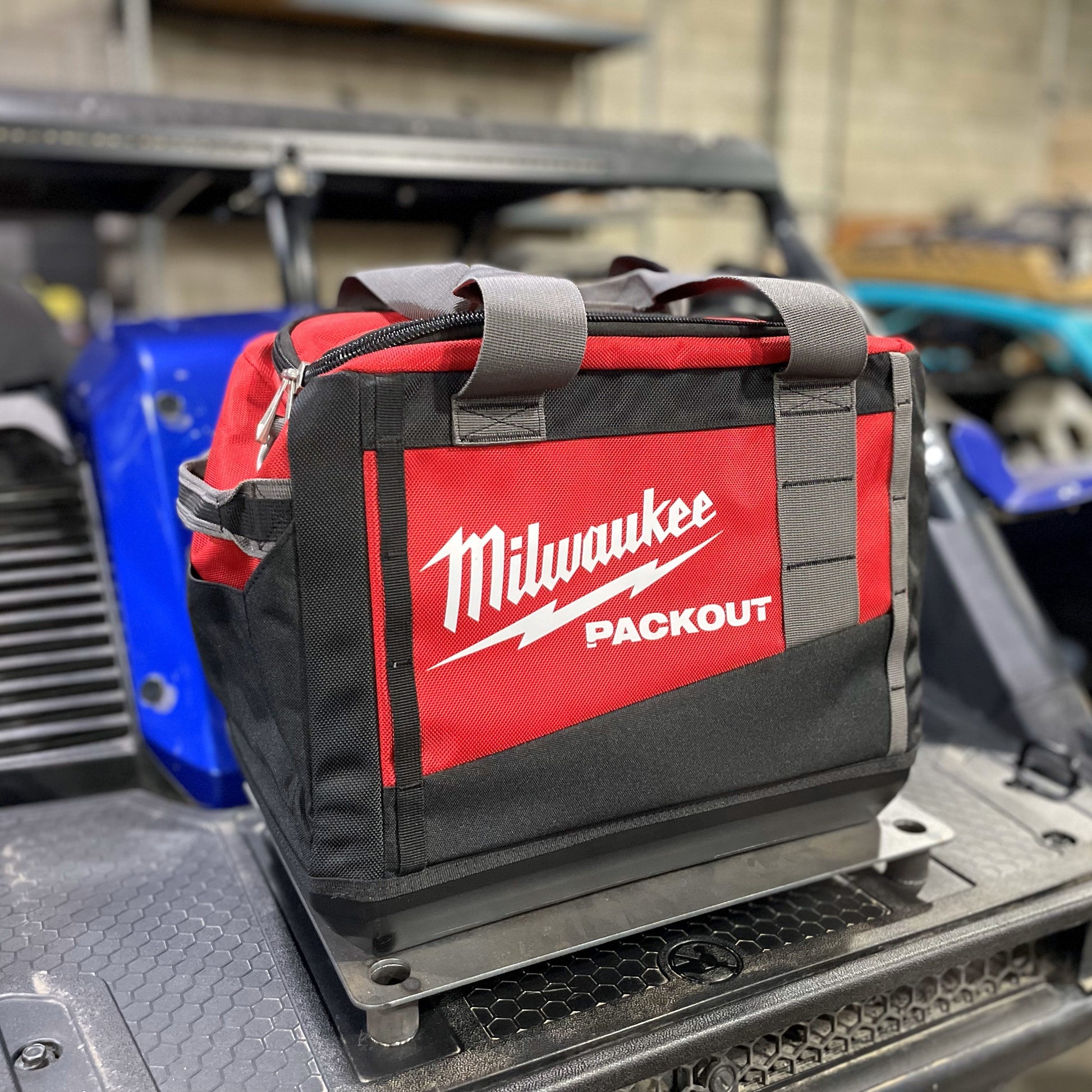 Yamaha YXZ Bed Milwaukee Packout Mount Single by Fastlab - Brackets and Mounts
