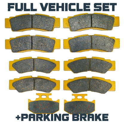 Yamaha YXZ1000R SS XTR 2016-2025 Ceramic Brake Pad Set - Full Vehicle Set (With Parking Brake) - Vehicle Parts &