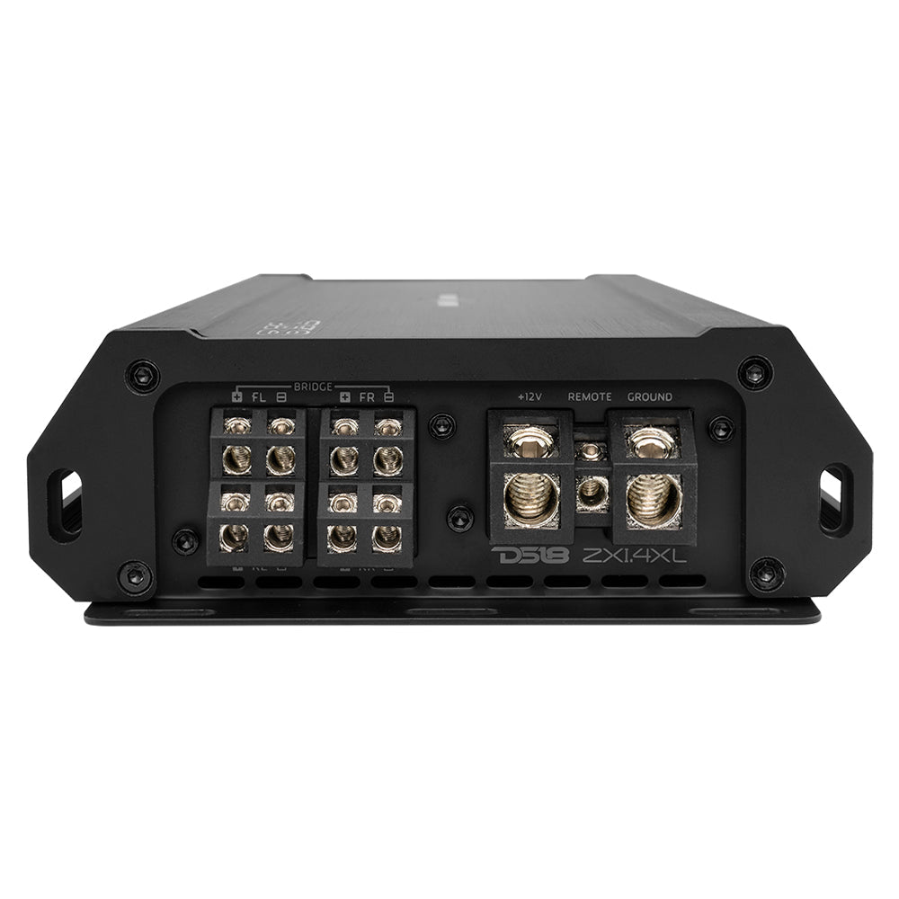 ZXI 4-Channel Class D Amplifier 4 X 250 Watts Rms at 4-Ohm DS18 - Car|Truck/SUV|Jeep|ATV/UTV|Marine