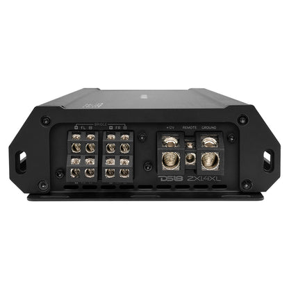 ZXI 4-Channel Class D Amplifier 4 X 250 Watts Rms at 4-Ohm DS18 - Car|Truck/SUV|Jeep|ATV/UTV|Marine