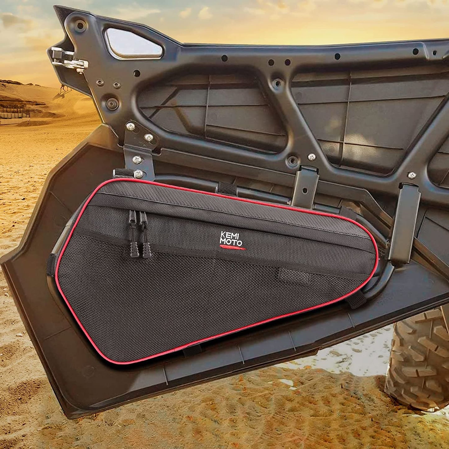 Lower Door Storage Bag, Upgraded 1680D For Polaris RZR